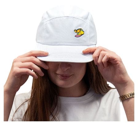 Casquette BV SPORT 5 Panel ''DBDB'' Blanc