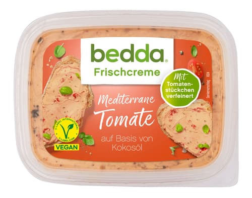 bedda Frischcreme Mediterrane Tomate VEGAN