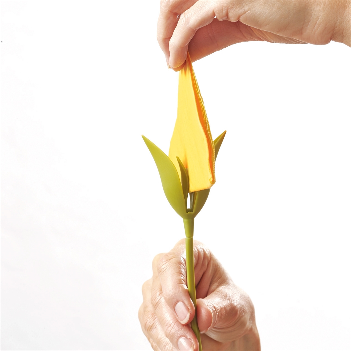 4 porte-serviettes tulipe ou 2 lots de 4 porte-serviettes tulipe