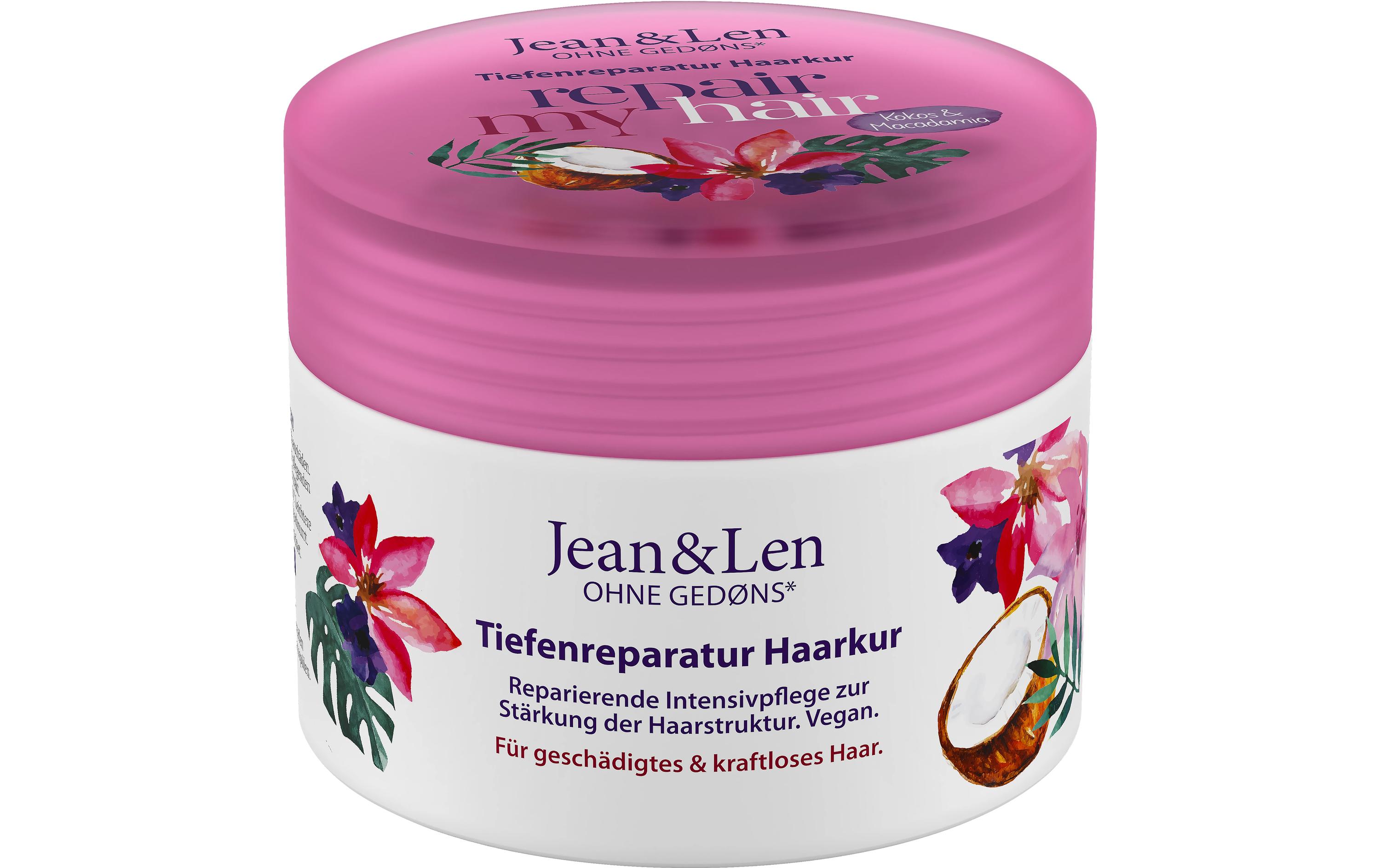 Haarkur Kokosöl/Macadamia 250 mlNatürliche Haarkur mit Kokosöl, pflanzlichem Glycerin, Vitamin E und Macadamiasamen-Extrakt