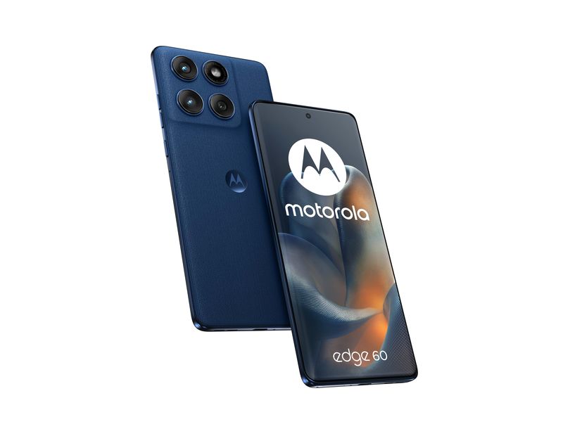 Motorola Edge 60 256 GB Gibraltarsee Elegantes Android-Smartphone mit hochauflösender Kamera