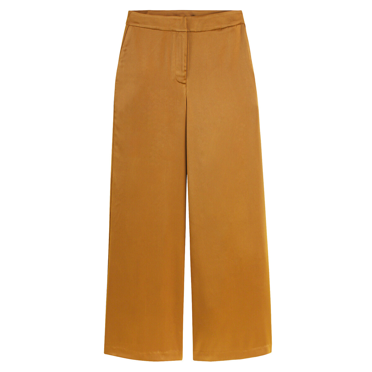 COLEÇÕES LA REDOUTE<br>Calças largas em cetim
