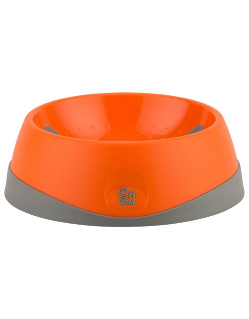 Lickimat Oh Bowl - Betere Orale Gezondheid! - Hondenvoerbak - Ø16x5 cm Oranje