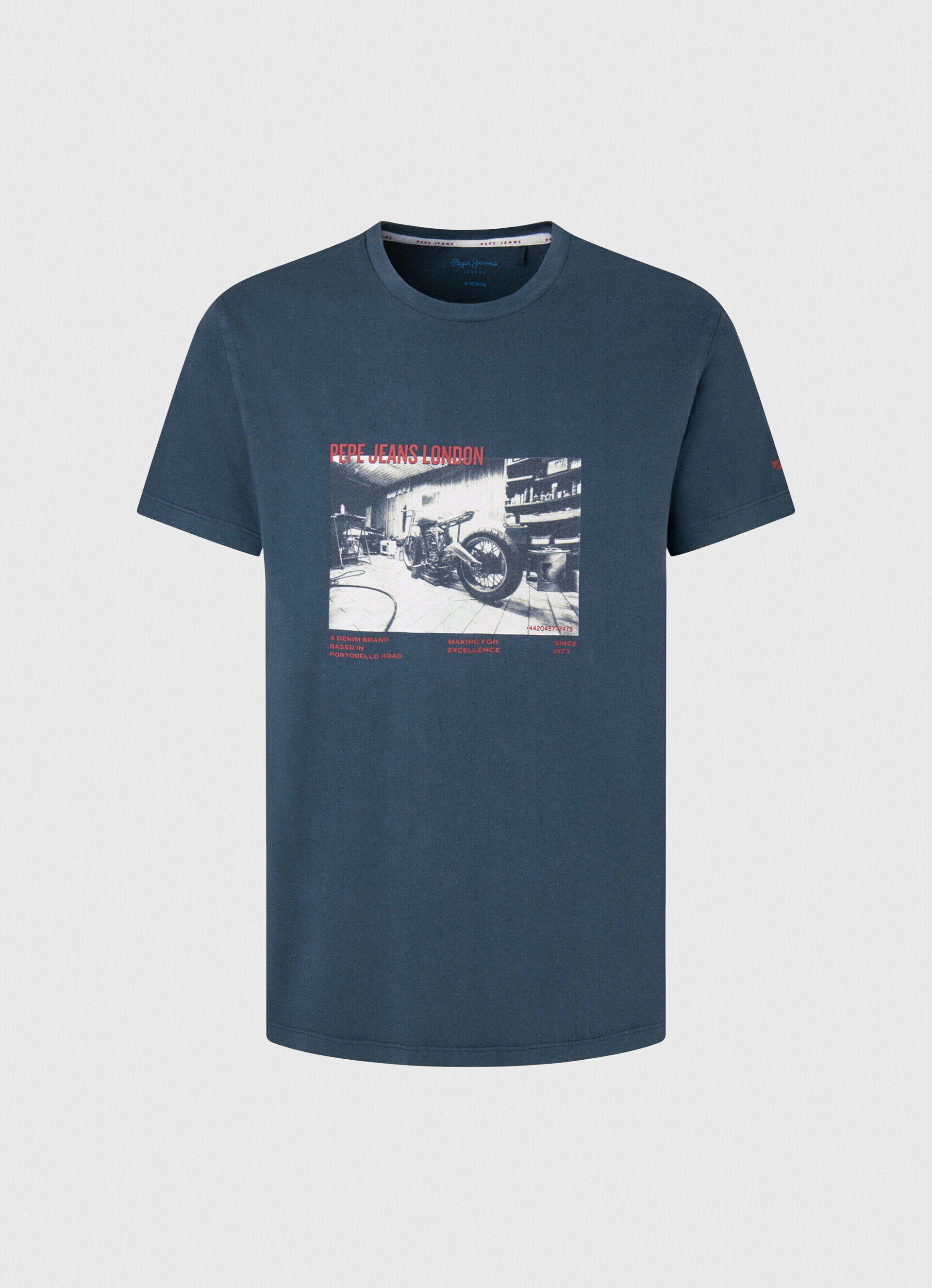 CAMISETA COM ESTAMPA FOTOGRÁFICA - Jarman Blue