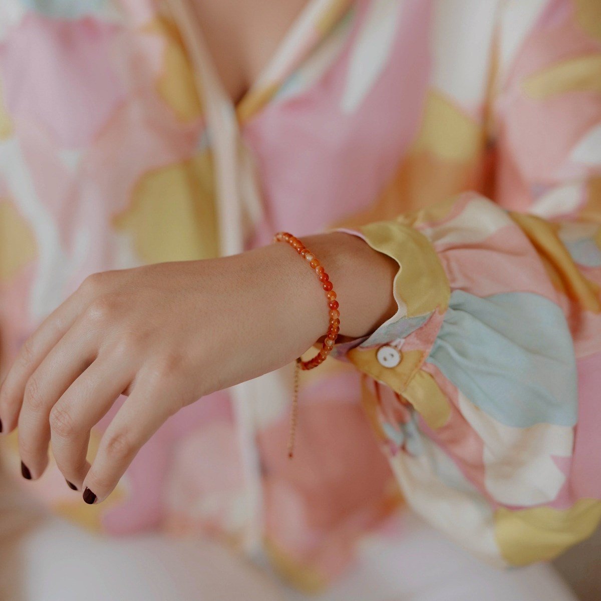 Bracelet Serena en pierres Cornaline