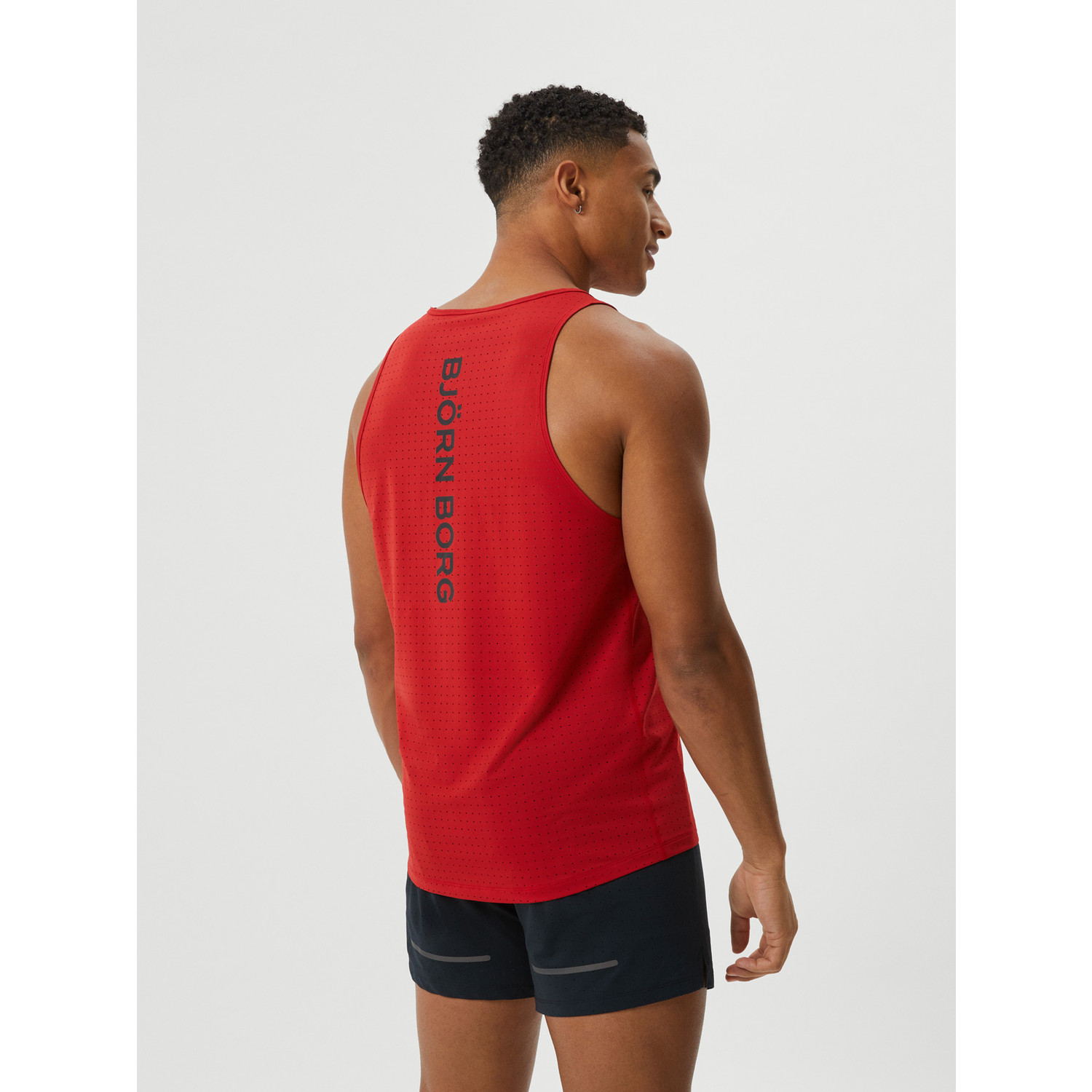 Björn Borg Borg Running perforated Singlet Heren