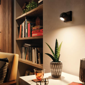 Philips Hue Buckram opbouwspot 1x5W zwart incl. switch en bluetooth