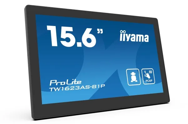 iiyama ProLite TW1623AS-B1P - Android PC - berøringspanel PC 1 RK3568 - RAM 4 GB - SSD - eMMC 32 GB - Cortex-A55 - Bluetooth 5.2 - Android 13 - skærm: LED 15.6