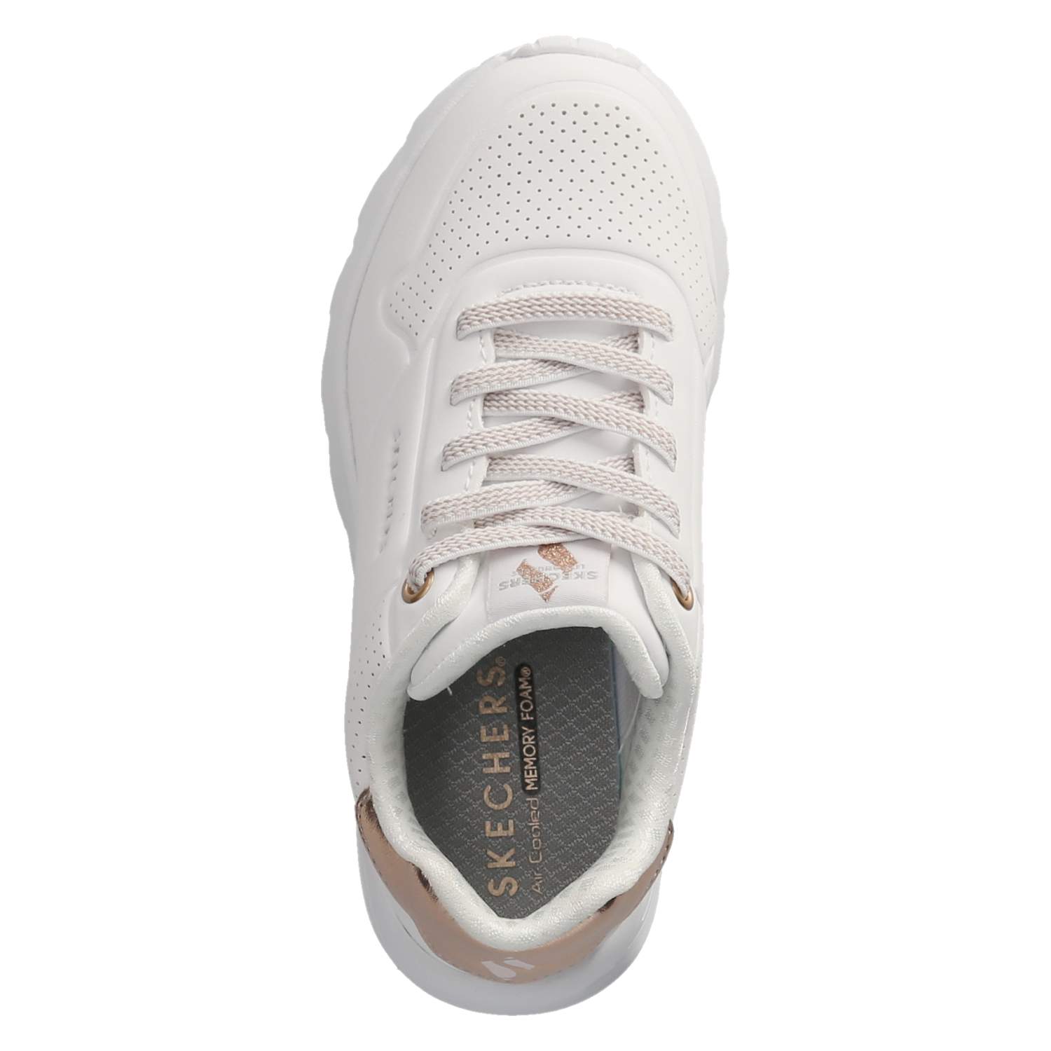 Skechers Low Sneaker METALLIC MODE - white