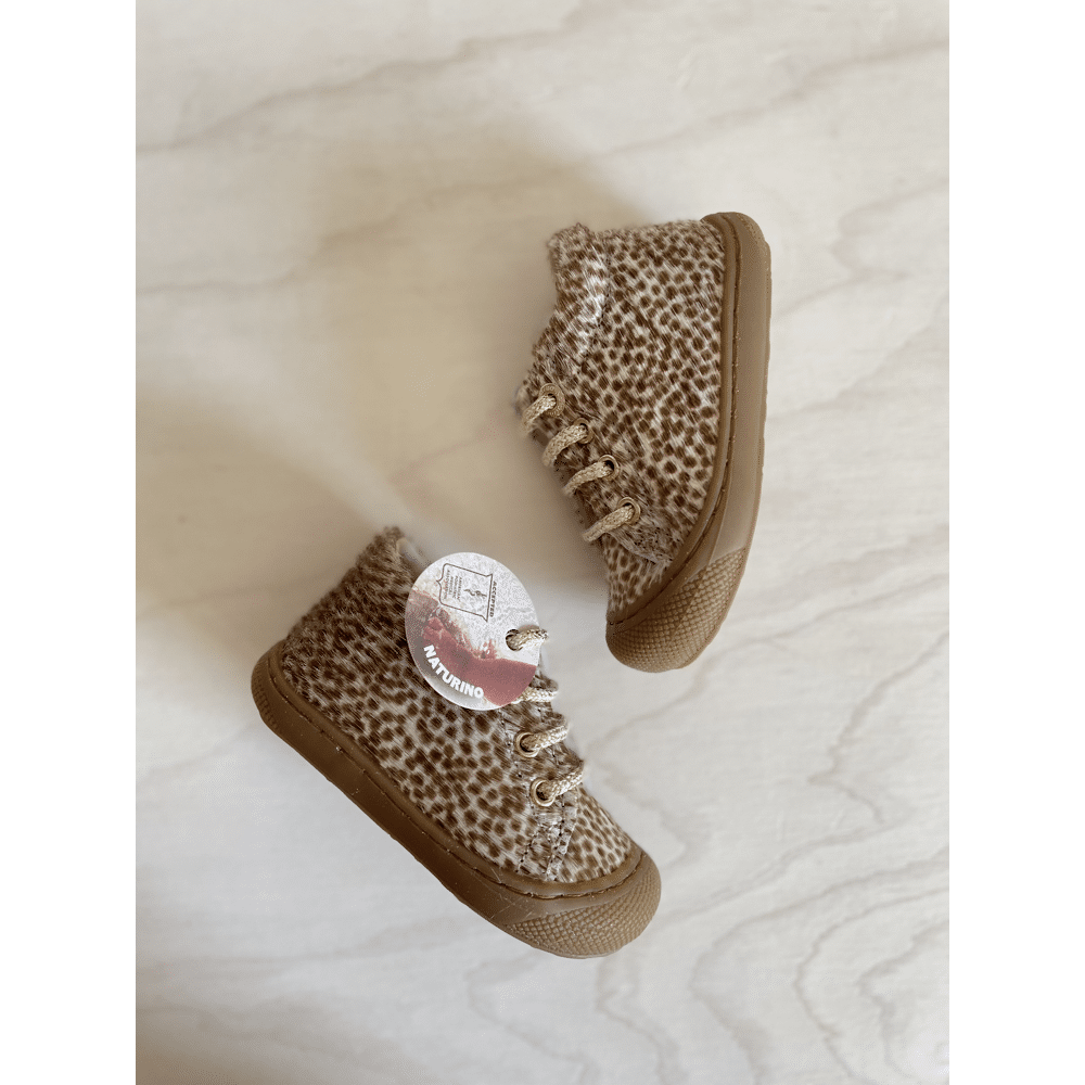 Naturino - PrÃ©stapper - Horse Dotted Milk Brown
