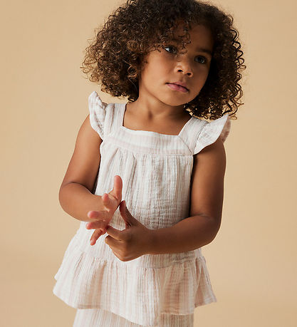 Lil' Atelier Top - NmfFemke - Coconut Milch/Morganit
