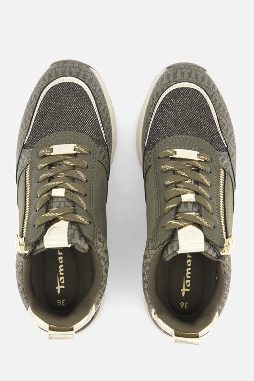 Tamaris Sneakers groen Synthetisch