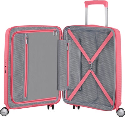 American Tourister Soundbox Spinner Koffert 35,5-41L, Sun Kissed Coral