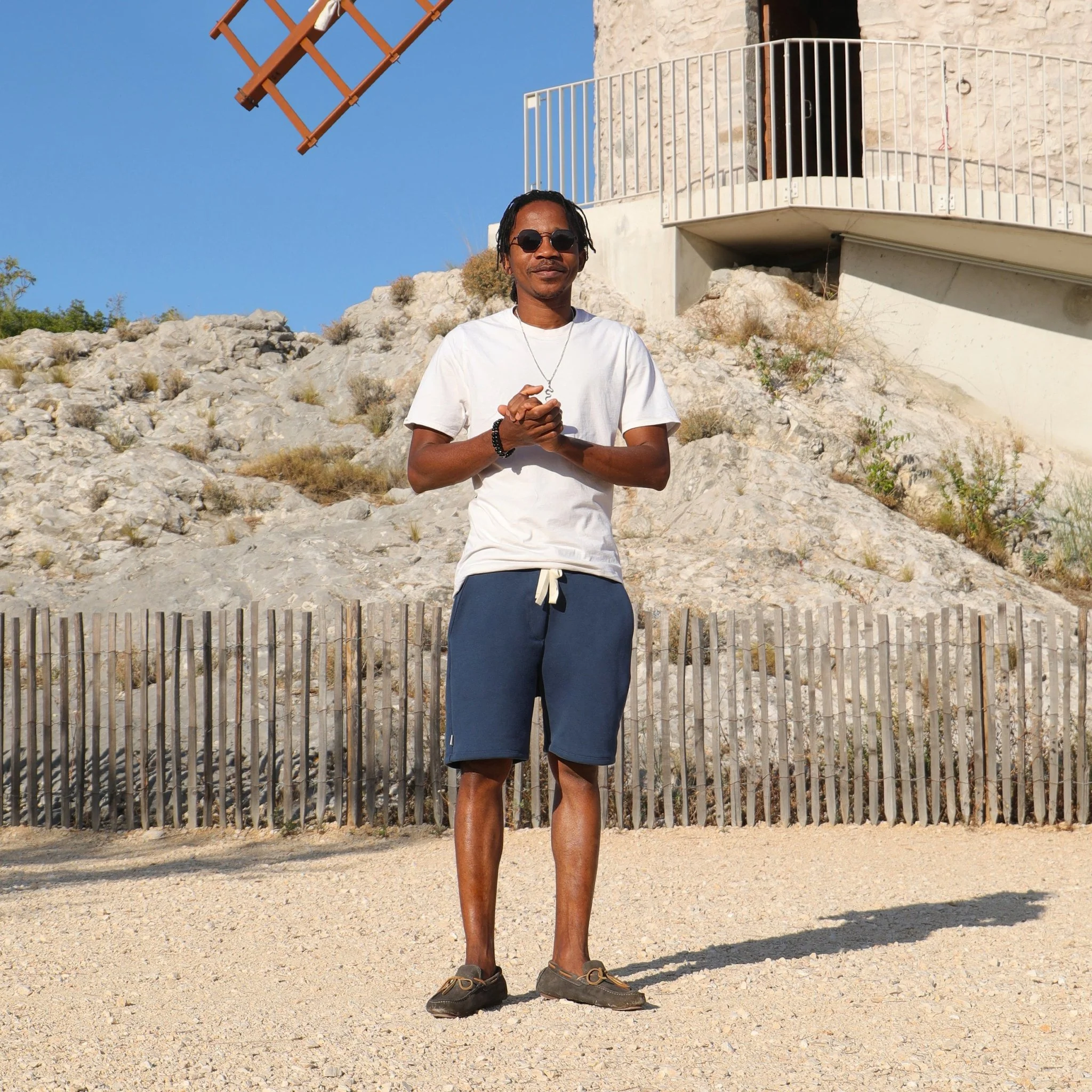 Short en coton pour homme - Version 1 - S / Camel