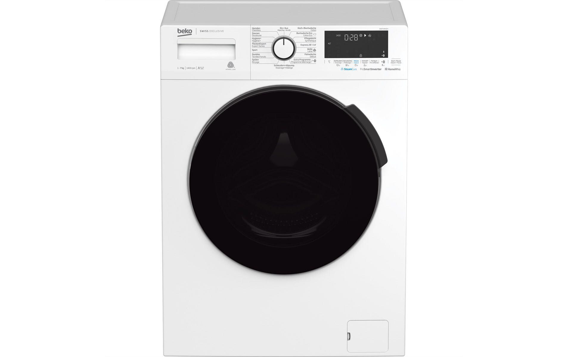 Waschmaschine 50071464CH1 Links<br>Frontloader mit 7 kg Ladekapazität