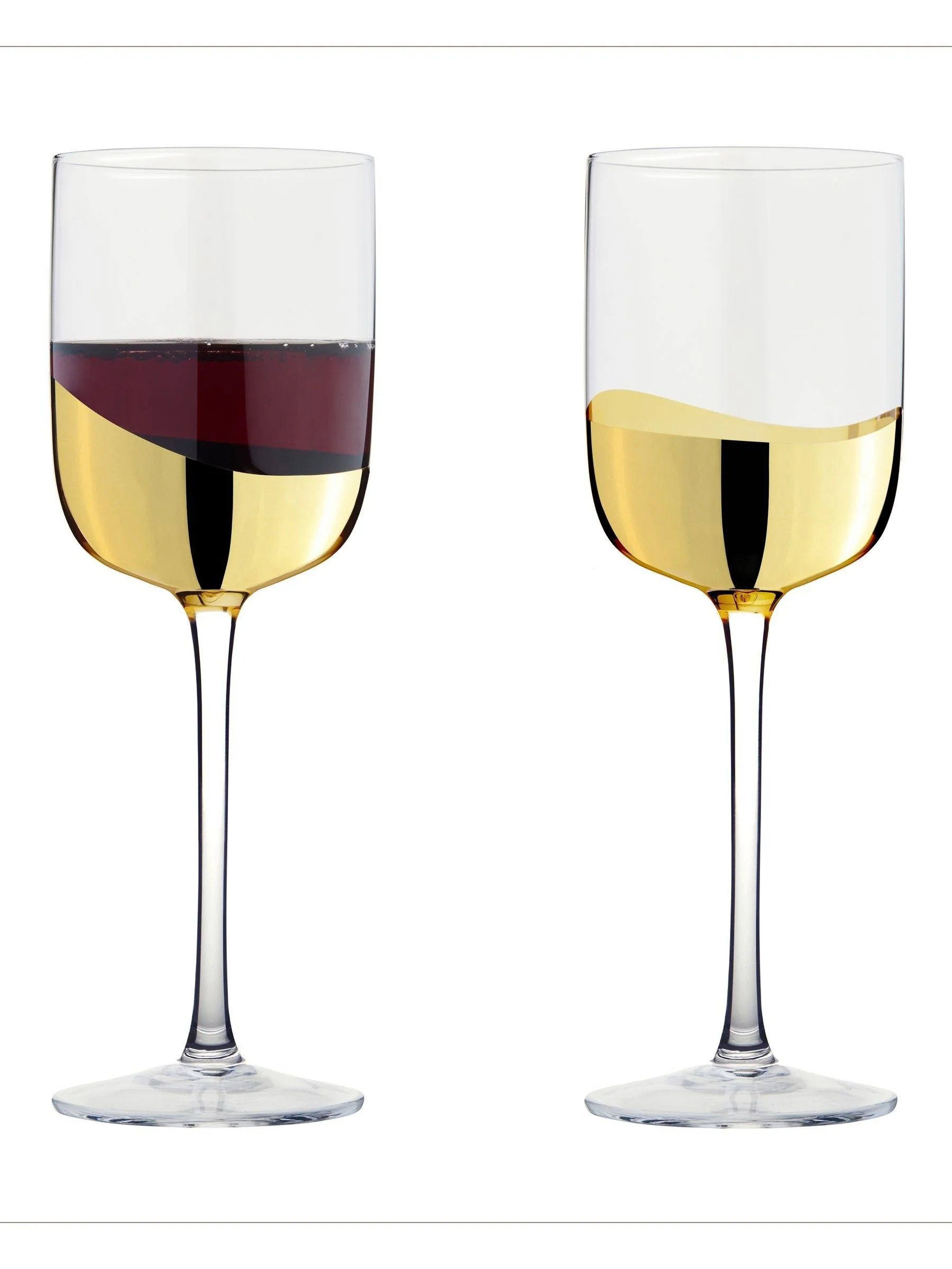 Anton Studio Designs Set of 2 Wave Wine Glasses