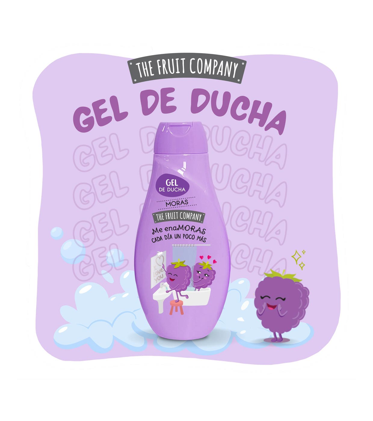 The Fruit Company - Gel de banho - Amoras