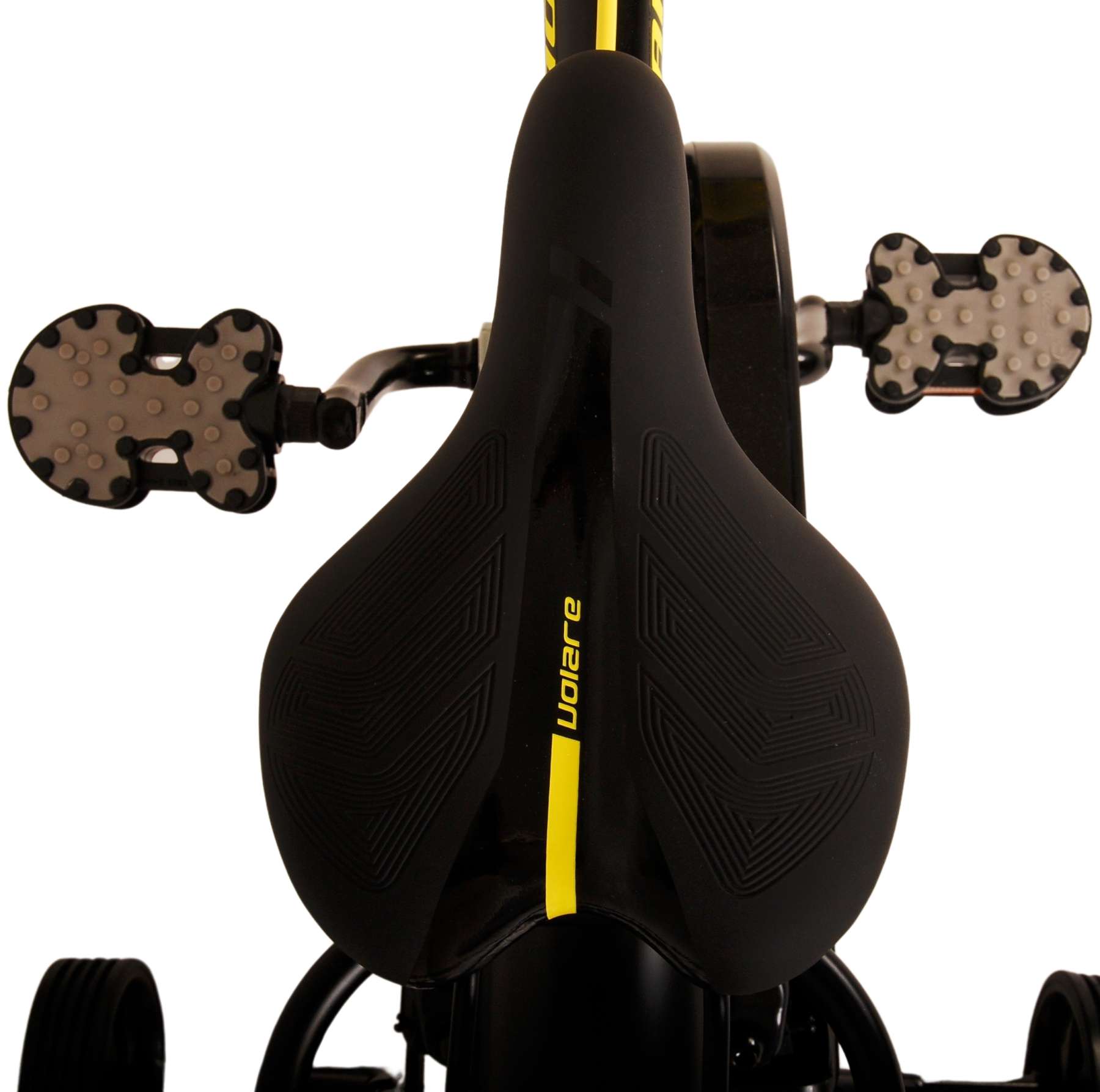 TPFSports Thombike Kinderfahrrad - Jungen - 12 Zoll - Rücktritt + Handbremse - Schwarz/Gelb