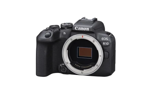 Canon EOS R10 - Digitalkamera - spejlløst - 24.2 MP - APS-C - 4K / 60 fps - kun kamerahus - Wi-Fi, Bluetooth - sort