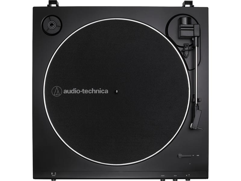 Audio-Technica Plattenspieler AT-LP60XUSB Grau/Schwarz Vollautomatischer Stereo-Hi-Fi-Plattenspieler mit Riemenantrieb und Umwandlungsmöglichkeit