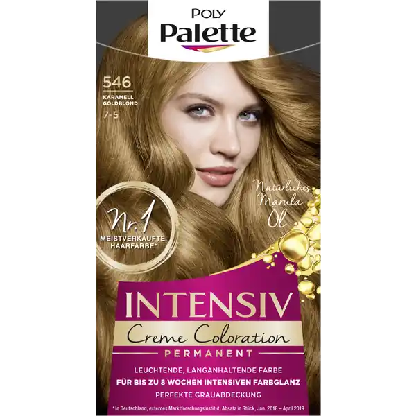 Intensiv Creme Coloration 546 Karamell Goldblond