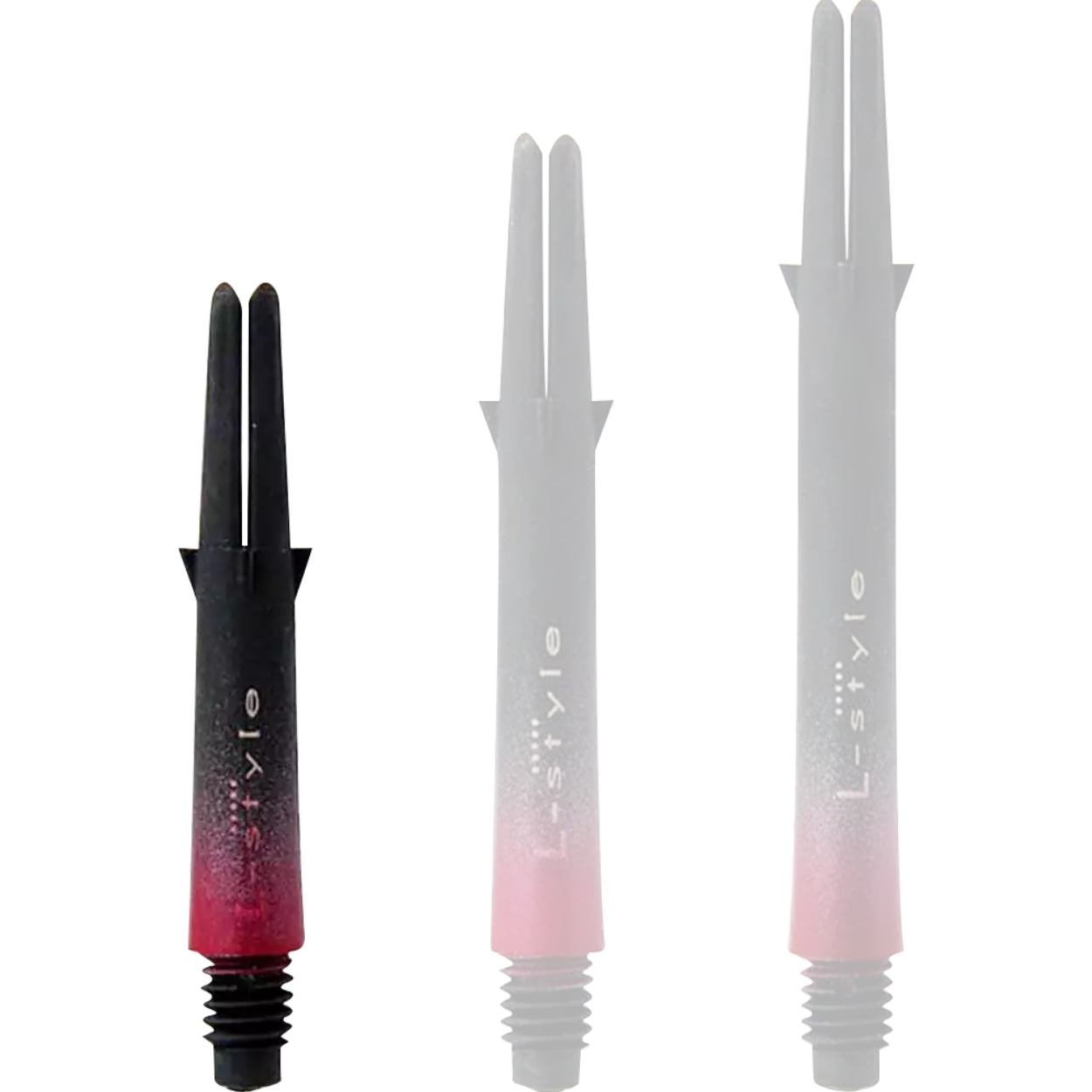 L-Style - Carbon L-Shaft Lock Straight TwoTone - Rot