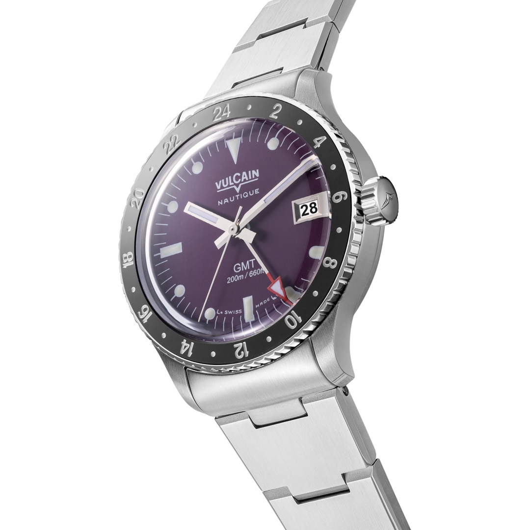 Vulcain Skindiver Nautique GMT Purple Limited Edition