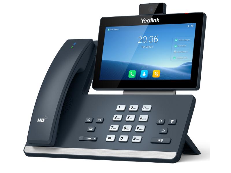 Yealink Tischtelefon T58W Pro mit Kamera Grau Einfache Audio- und visuelle Kommunikation