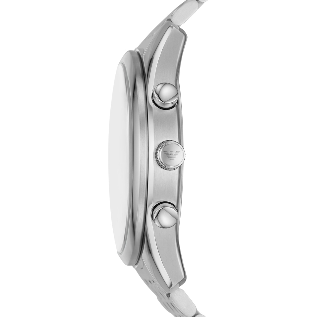 Emporio Armani Antonio Chronograph Silbrig / Grün