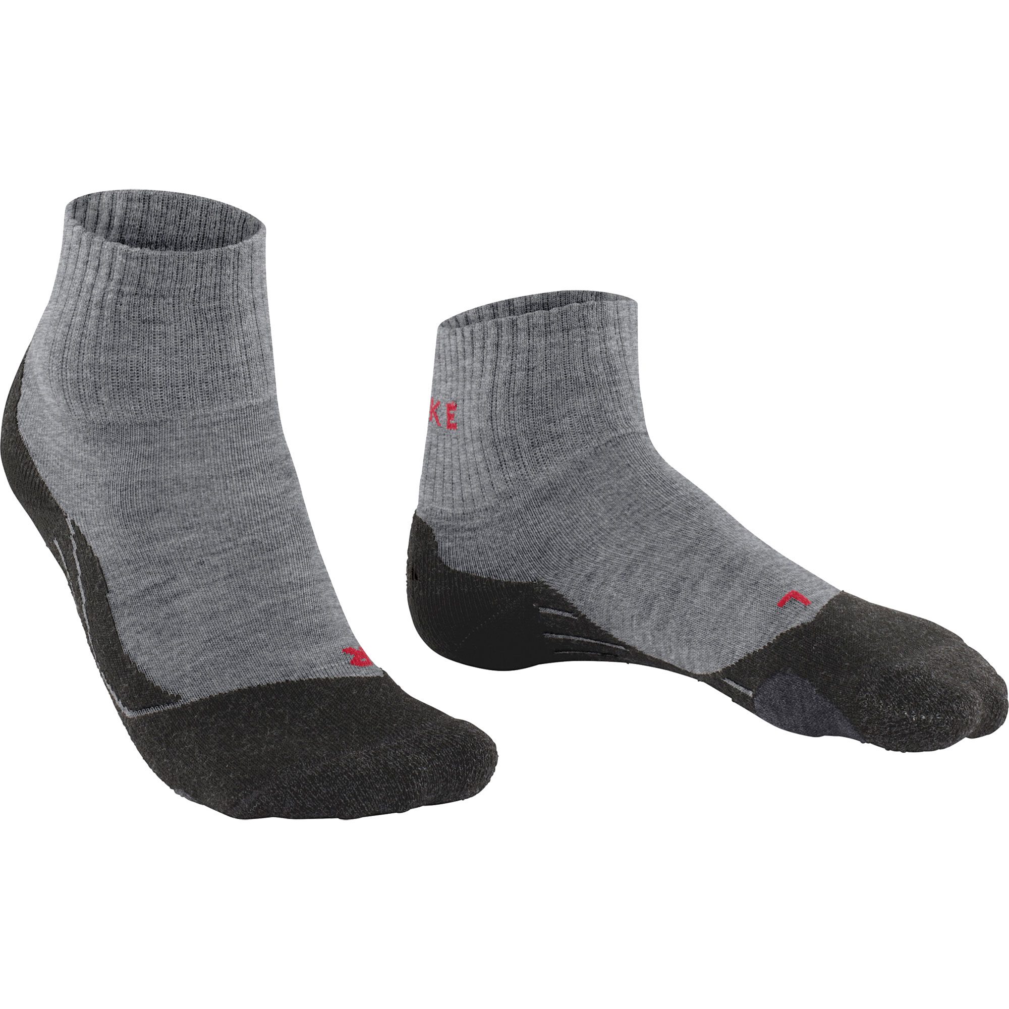 Falke TK2 Explore Short Wandersocken Herren hellgrau