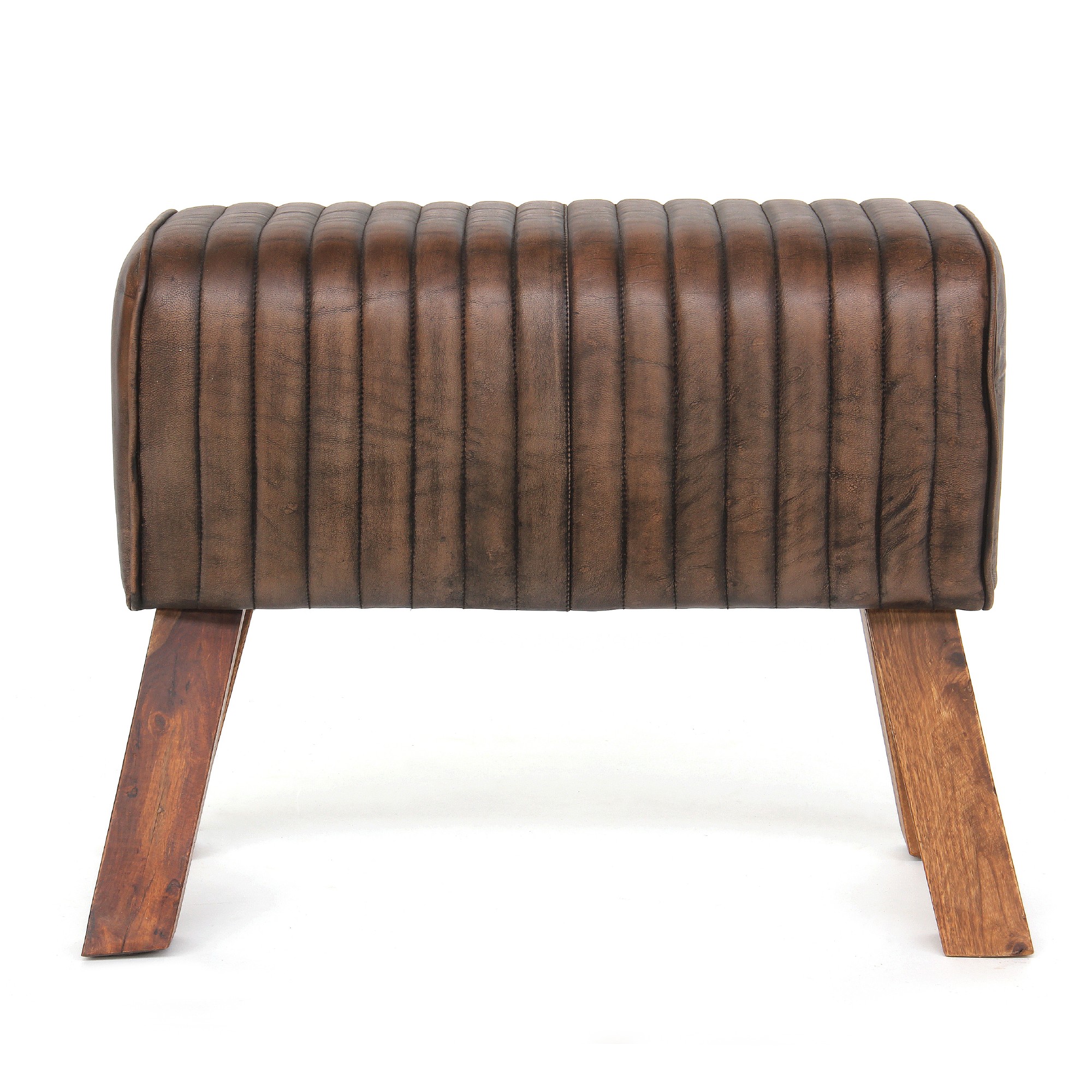 Sitzbock 'Bull', braun, B 78 cm, H 51 cm, T 30 cm von fischer's lagerhaus