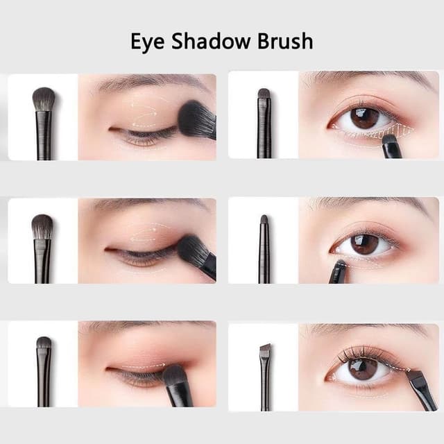 7 stk øjenskygge børste sæt Makeup øjenbryn