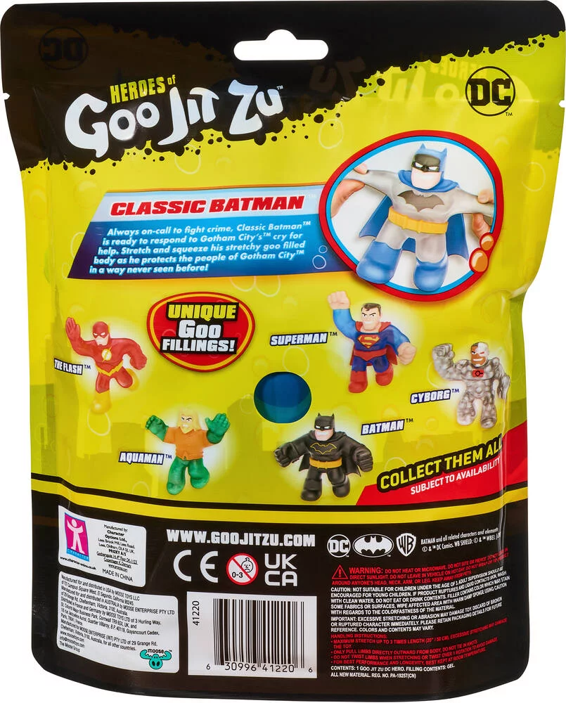 DC COMICS - FIGURINE - GOO JIT ZU - BATMAN - BATMAN BLEU 11CM