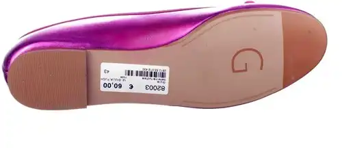12. GIULIA FUCHSIA - maat 44 ballerina fuchsia - maat 44 Calandschoen