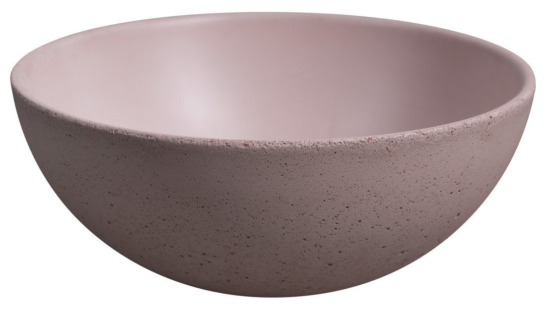 Sapho Minor toilet waskom beton 26cm roze
