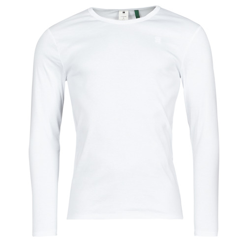 G-Star Raw - BASE R T LS 1-PACK - Blanc