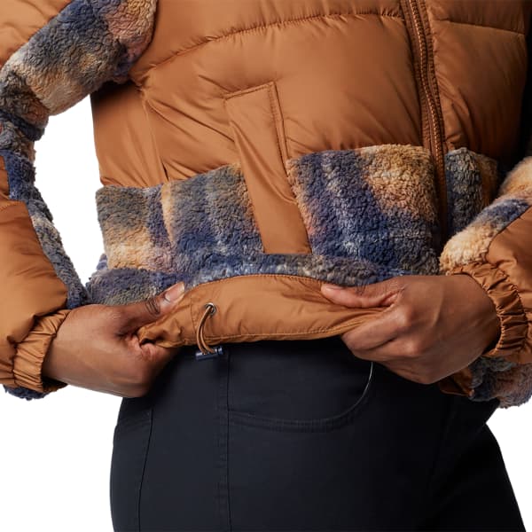 Veste COLUMBIA LEADBETTER POINT II PRINT SHERPA HYBRID W CAMEL BROWN/NOCTURNAL OMBLUR PRINT