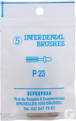 Proximal Brosse Sans Manche Cylindrique Large 5 Pièces (P23)