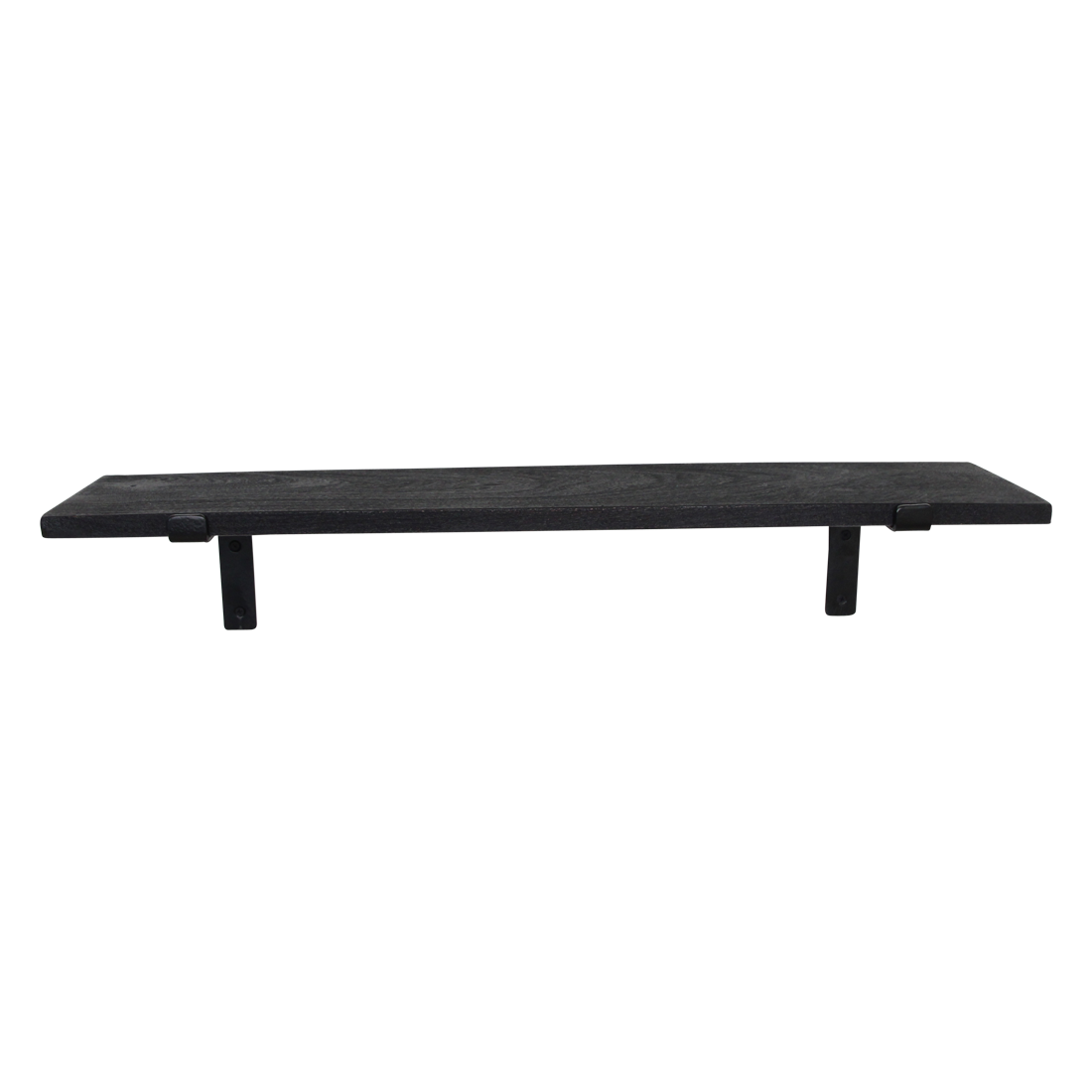 Wandplank Factory zwart set van 2 - ACFW67