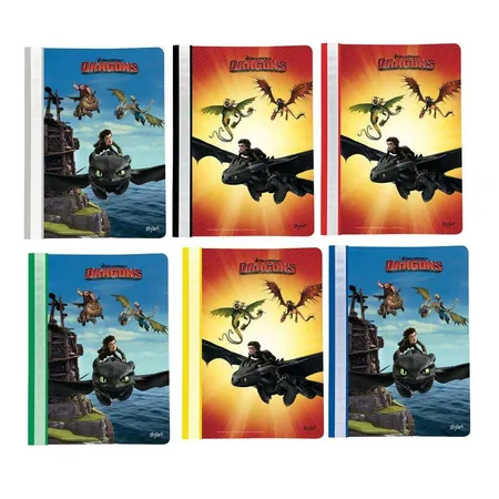 Stylex Dragons Schnellhefter DIN A4, 2 verschiedene Motive mit 6 verschiedene Farben