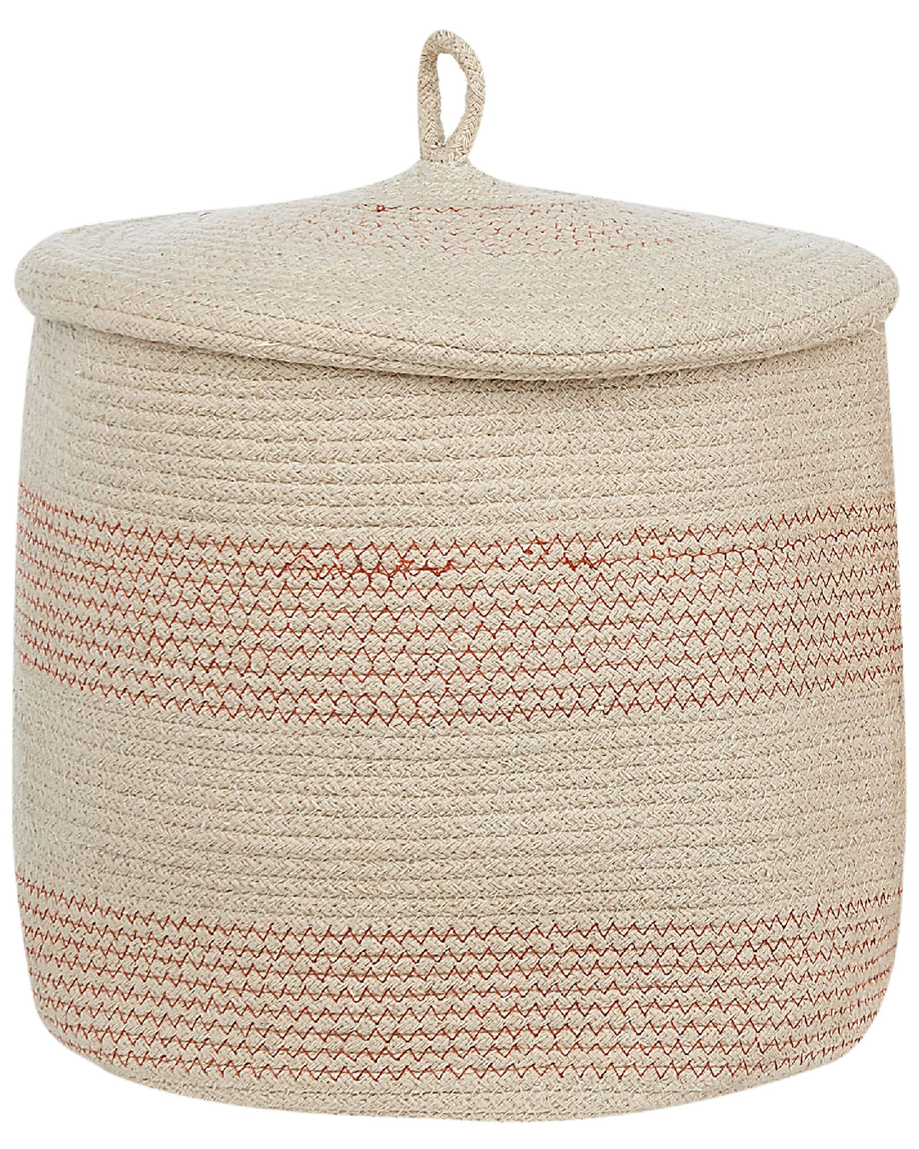 Set van 2 manden SILOPI Katoen Lichtbeige