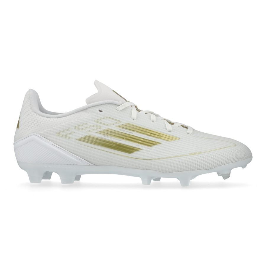 adidas F50 League FG/AG Day Spark - Blanc/Doré/Blanc