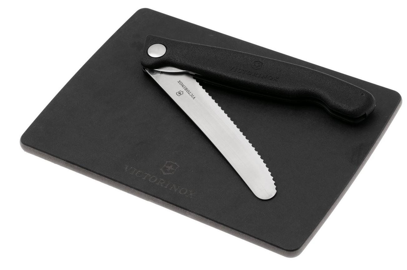 Victorinox Swiss Classic Cutting Board Picnic Knife Set 6.7193.F Black, 2-delige picnic set
