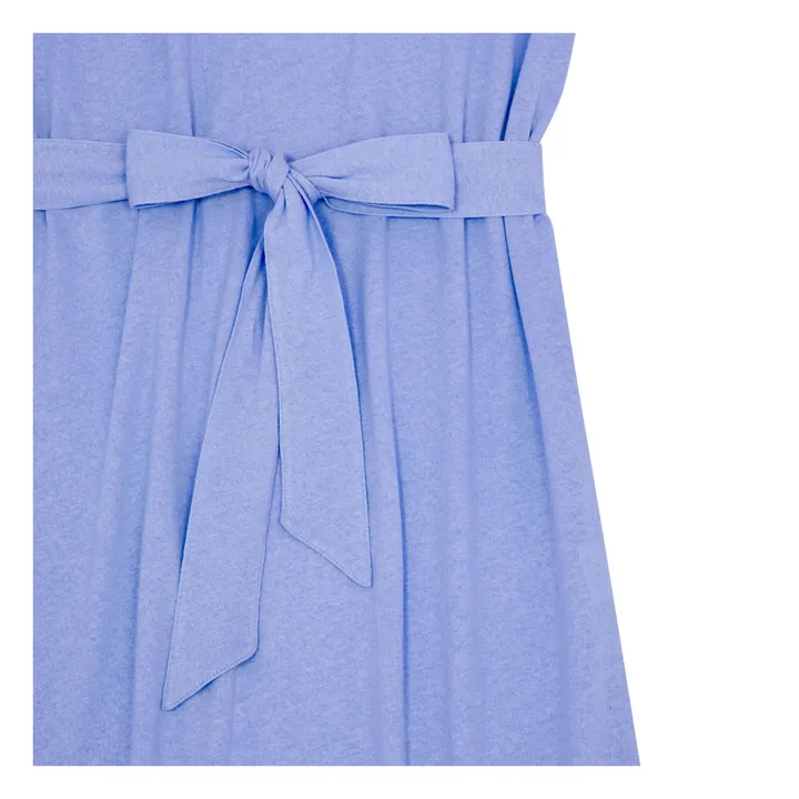 SMALLABLE BASICS Robe Longue Coton et Lin | Vintage blue denim