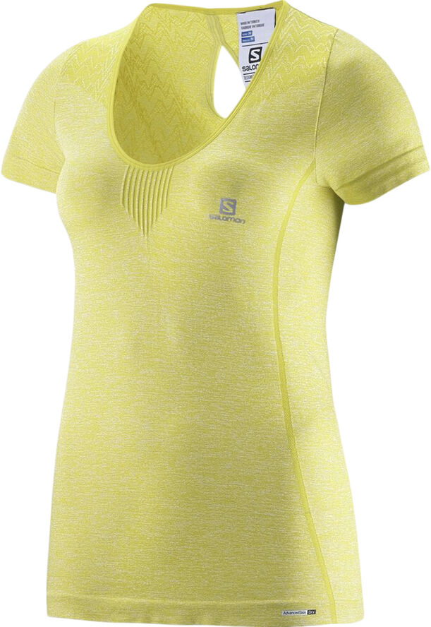 Salomon Elevate Seamless Tee Gul