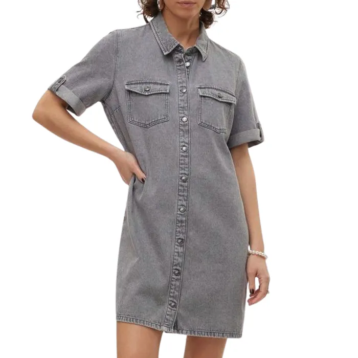 Vero Moda Jennie Denim Short Jurk Dames