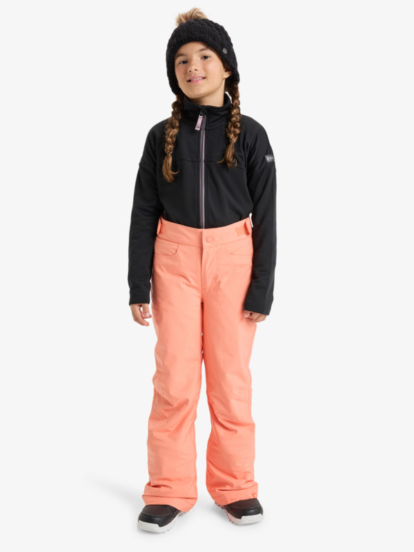 Backyard Girl Pantalon de snow technique Orange Fille 8-16 ans