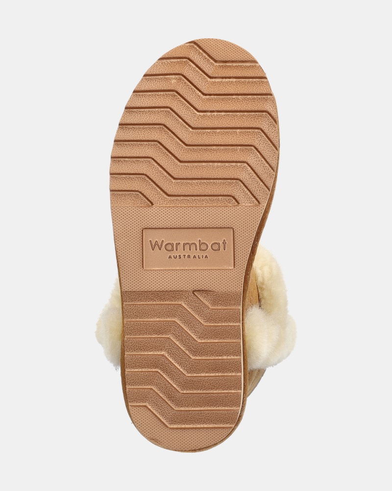 Warmbat Australia Kangaroo Plateau Gevoerde boots  - cognac