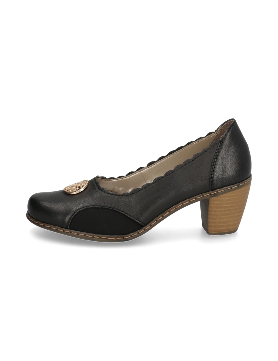 Lederkombination Pumps