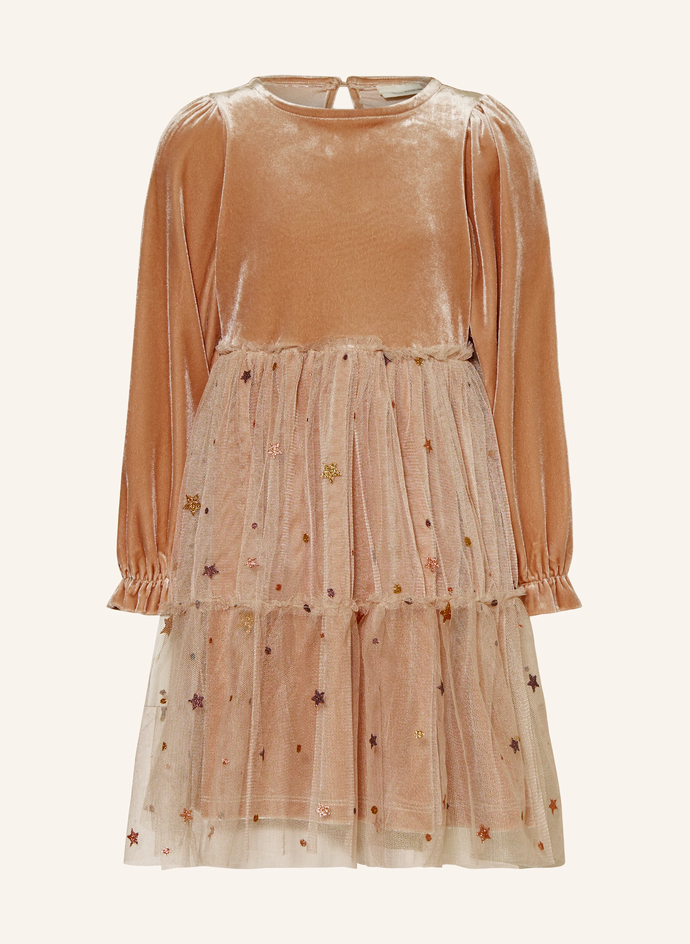 SOFIE SCHNOOR Samtkleid mit Volants